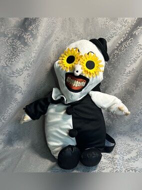 Terrifier Art The Clown 19" Plush Backpack Spirit Exclusive Halloween Horror